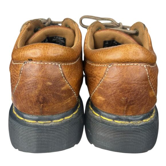 Vintage Y2k Dr. Martens Unisex Brown Leather Chunky Loafers Size  M 8 W 9 - Picture 8 of 10